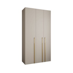 Como III Hinged Door Wardrobe 130cm - White 130cm - thumbnail 3