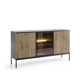Sento Sideboard Cabinet 154cm - Black 154cm - thumbnail 8