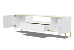 Petra TV Cabinet 180cm - White 180cm - thumbnail 2