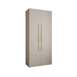 Como II Hinged Door Wardrobe 110cm - White 110cm - thumbnail 4