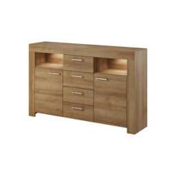 Sky Sideboard Cabinet 155cm - Oak Riviera 155cm - thumbnail 1