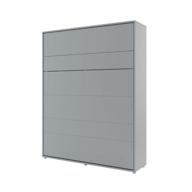 BC-12 Vertical Wall Bed Concept 160cm - Grey Matt 160 x 200cm - image 1
