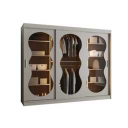 Bahrain III Sliding Door Wardrobe 250cm - Cashmere 250cm - thumbnail 6