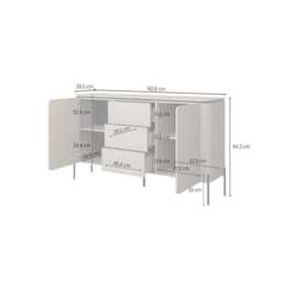 Bello Sideboard Cabinet 163cm - Congo 163cm - thumbnail 4