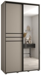 Dakota XI Sliding Door Wardrobe 130cm - Cashmere 130cm - thumbnail 2