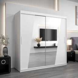 Rhomb Sliding Door Wardrobe 200cm - Oak Artisan 200cm - thumbnail 6