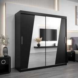 Rhomb Sliding Door Wardrobe 200cm - Oak Artisan 200cm - thumbnail 2