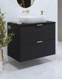 Laura 48 Floating Vanity Unit 80cm - White 80cm - thumbnail 5
