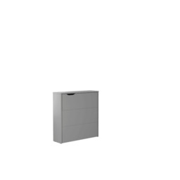 Work Concept Slim Convertible Hidden Desk 90cm - Grey Left 90cm - thumbnail 3