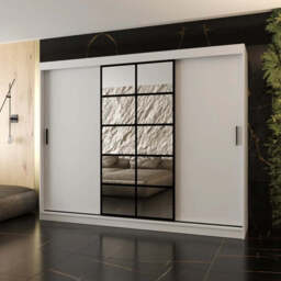 Orlando Sliding Door Wardrobe 250cm - Oak Walnut 250cm - thumbnail 7