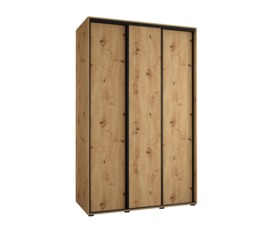 Cannes I Sliding Door Wardrobe 150cm - Oak Artisan 150cm - thumbnail 5