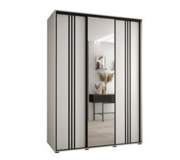 Cannes VII Sliding Door Wardrobe 180cm - White 180cm - thumbnail 2