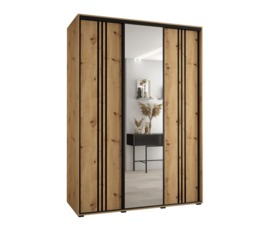 Cannes VII Sliding Door Wardrobe 180cm - White 180cm - thumbnail 5