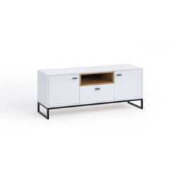 Olier 07 TV Cabinet 135cm - White Matt 135cm