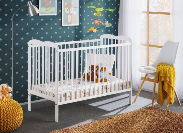 Ala Cot Bed - White Matt 60 x 120cm Without Drawer - image 1