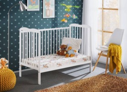 Ala Cot Bed - White Matt 60 x 120cm Without Drawer - thumbnail 3