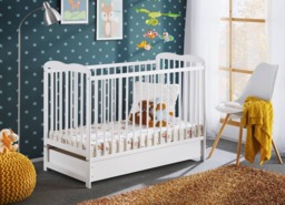 Ala Cot Bed - White Matt 60 x 120cm Without Drawer - thumbnail 7