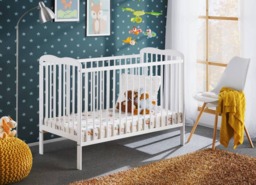 Ala Cot Bed - White Matt 60 x 120cm Without Drawer - thumbnail 1