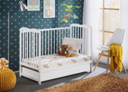 Ala Cot Bed - White Matt 60 x 120cm Without Drawer - thumbnail 6