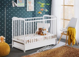 Ala Cot Bed - White Matt 60 x 120cm Without Drawer - thumbnail 4
