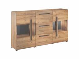 Tulsa 28 Display Cabinet 180cm - White Gloss 180cm - thumbnail 6