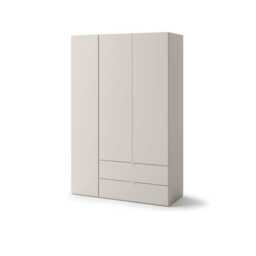 Sigma SG-01 Hinged Door Wardrobe 130cm - Cashmere 130cm - thumbnail 1