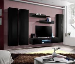 "Fly P1 Entertainment Unit For TVs Up To 60"" - White 310cm" - thumbnail 2