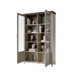 Evora 13 Display Cabinet 126cm - Oak Lefkas 126cm - thumbnail 6