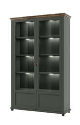Evora 13 Display Cabinet 126cm - Oak Lefkas 126cm - thumbnail 2