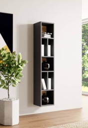 Toledo 88 Bookcase 32cm - Grey Matt 32cm - thumbnail 8