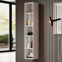 Toledo 88 Bookcase 32cm - Grey Matt 32cm - thumbnail 2