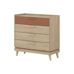 Scandi Chest Of Drawers 90cm - Green 90cm - thumbnail 7