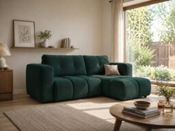 Corner Sofa Bed Modi II - Light Beige 273cm Left - thumbnail 8
