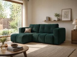 Corner Sofa Bed Modi II - Light Beige 273cm Left - thumbnail 7