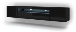 Aura TV Cabinet 200cm - Concrete Grey 200cm - thumbnail 8