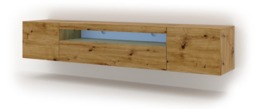 Aura TV Cabinet 200cm - Concrete Grey 200cm - thumbnail 2