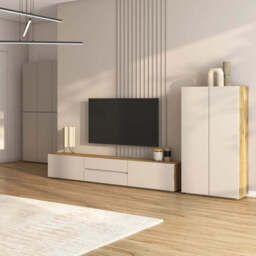 Criss Sideboard Cabinet 200cm - Cashmere 200cm - thumbnail 8