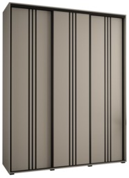 Dakota VI Sliding Door Wardrobe 200cm - Cashmere 200cm - thumbnail 2
