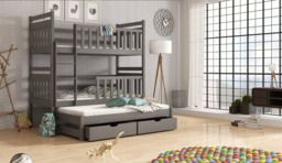 Klara Bunk Bed with Trundle and Storage - White Matt Without Mattresses - thumbnail 7