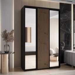 Sapporo II Sliding Door Wardrobe 160cm - Oak Artisan 160cm - thumbnail 8