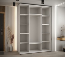 Sapporo II Sliding Door Wardrobe 160cm - Oak Artisan 160cm - thumbnail 7