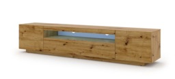 Aura TV Cabinet 200cm - Oak Artisan 200cm - thumbnail 4