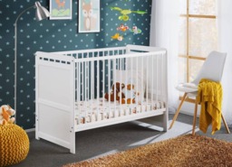 Tymek Cot Bed - White Matt 60 x 120cm Without Drawer