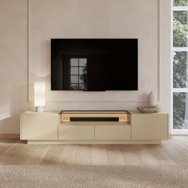 Hiro TV Cabinet 203cm - Cocoa 203cm - image 1
