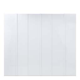 Italia 29 Hinged Wardrobe 270cm - White Gloss 270cm - thumbnail 4