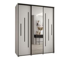 Cannes XIII Sliding Door Wardrobe 200cm - White 200cm - thumbnail 5