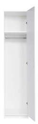 Snow 01 Hinged Wardrobe 47cm - White Gloss 47cm - thumbnail 2
