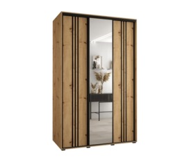 Cannes VII Sliding Door Wardrobe 150cm - White 150cm - thumbnail 5