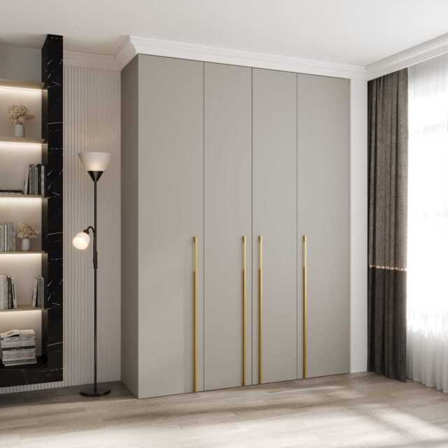 Como III Hinged Door Wardrobe 180cm - Cashmere 180cm - image 1