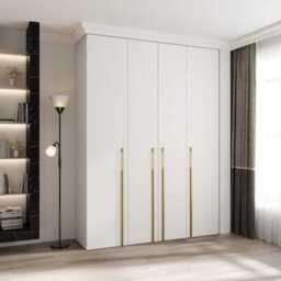 Como III Hinged Door Wardrobe 180cm - Cashmere 180cm - thumbnail 5